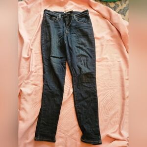 Women's Dark Blue Skinny Jeans